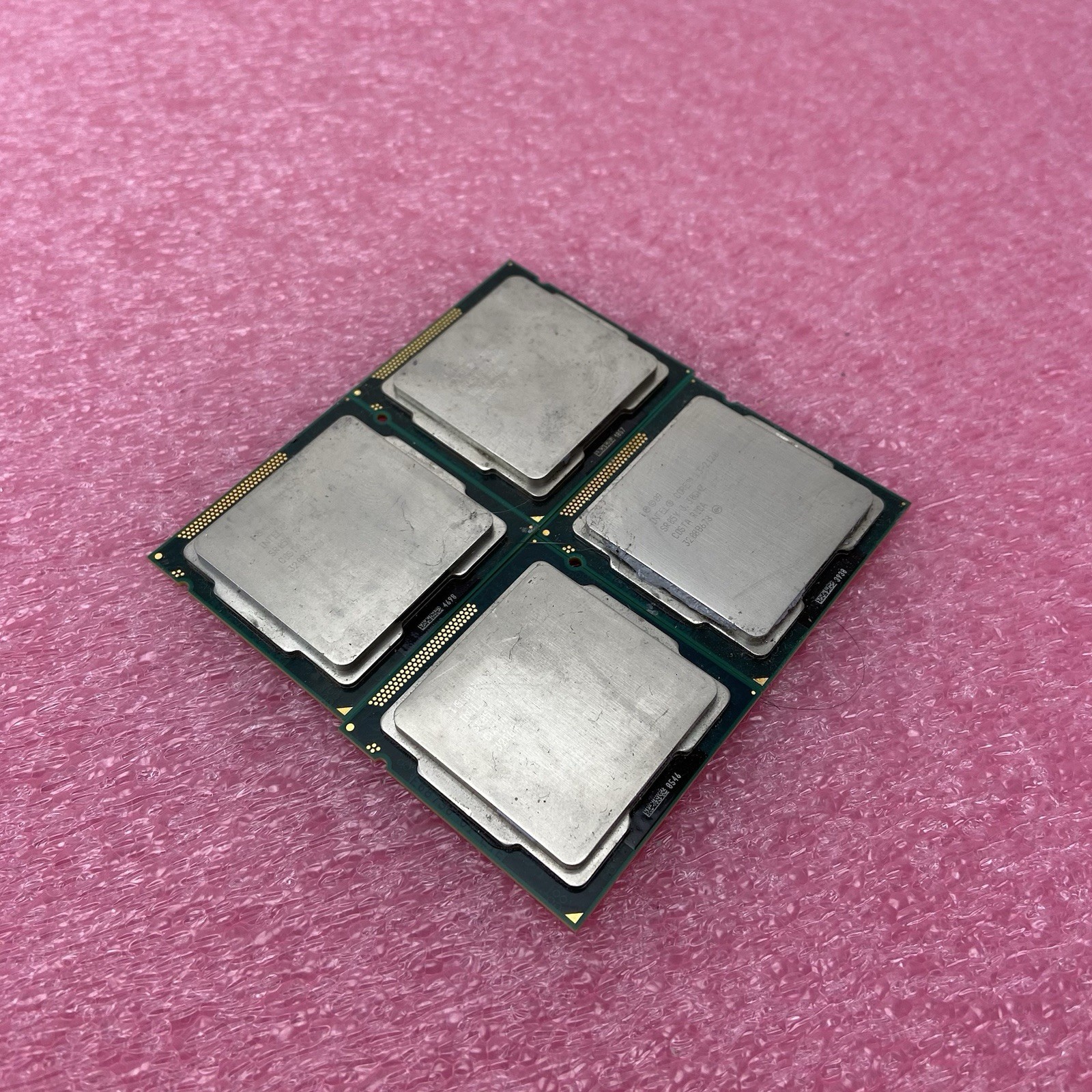 Lot of 4 Intel Core i3-2120 SR1S6 2GHz Desktop CPU