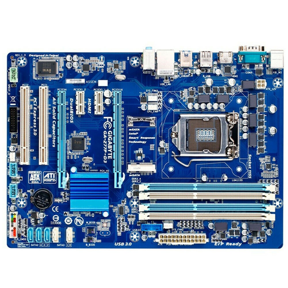 GA-Z77P-D3 LGA 1155 DDR3 32GB ATX Used Motherboard for Gigabyte