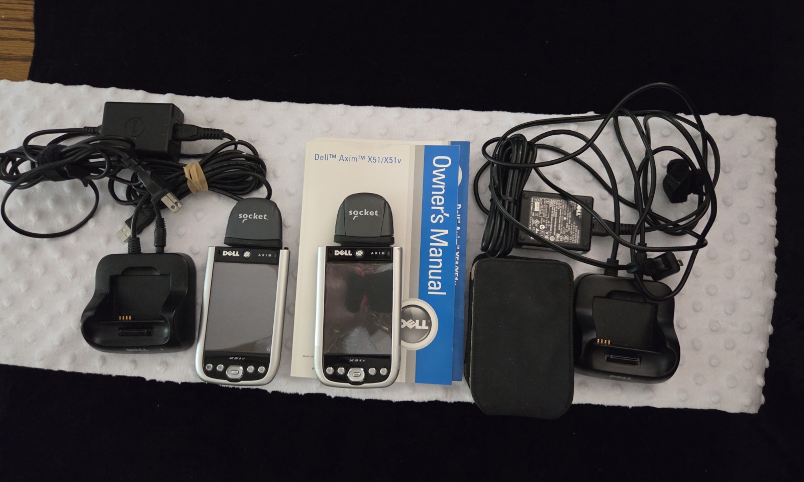 FOR PARTS 2 DELL AXIM X51/X51V & 2 REMOVABLE CF SCANNERS 