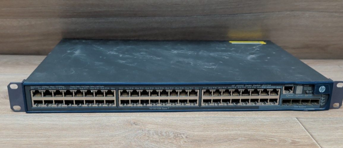 HP JG542A 5500-48G-PoE+-4SFP HI 48-Port Layer 3 Managed PoE+ Switch | 2x PSU