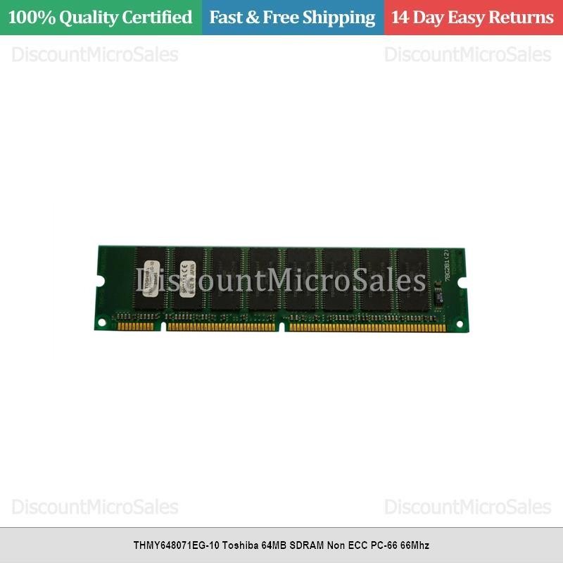 THMY648071EG-10 Toshiba 64MB SDRAM Non ECC PC-66 66Mhz