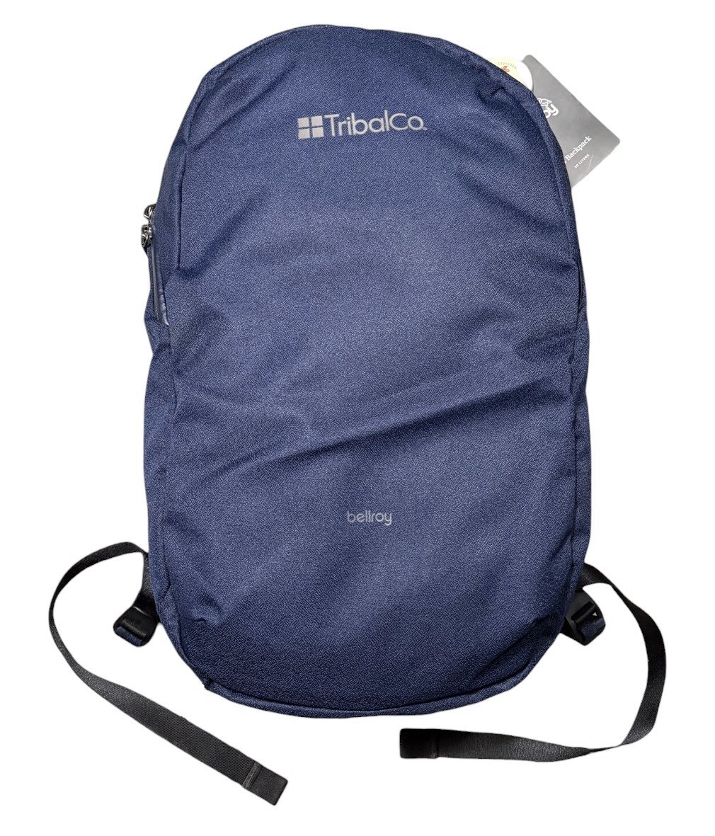 Bellroy Backpack Via 20 Liters Navy Blue Third Party Logo TribalCo Lightweight