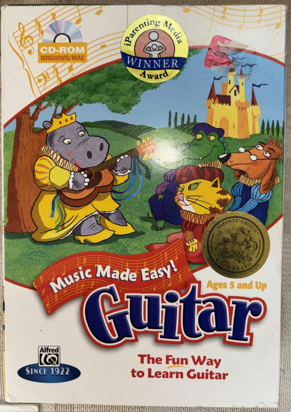 Music Made Easy Guitar Ages 5 and Up Step-by-Step Video Lessons CD Rom