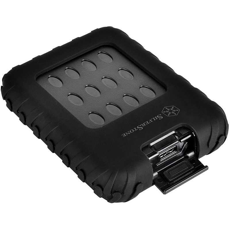 SilverStone MMS01B Military Grade-IP65 External 2.5" SATA Drive Enclosure