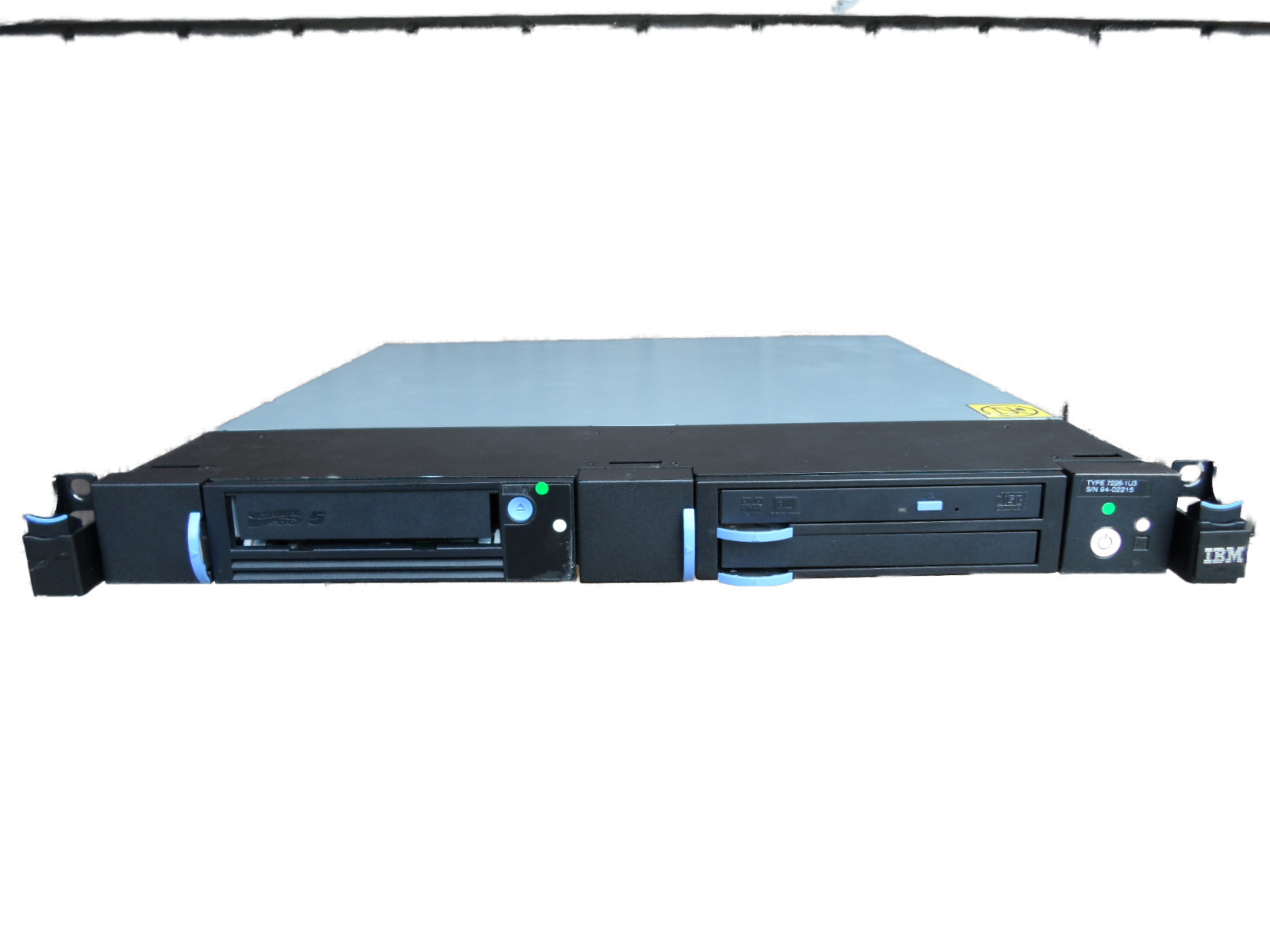 IBM 7226-1U3 Multi-Media 1U Rackmount Enclosure USB DVD LTO5 HH FC 8Gb 46C2938