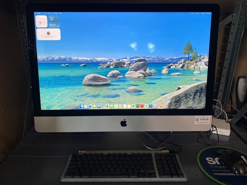 2020 Apple iMac 27" 5K (3.1GHz i5, 32GB DDR4, 256GB SSD, macOS Tahoe)