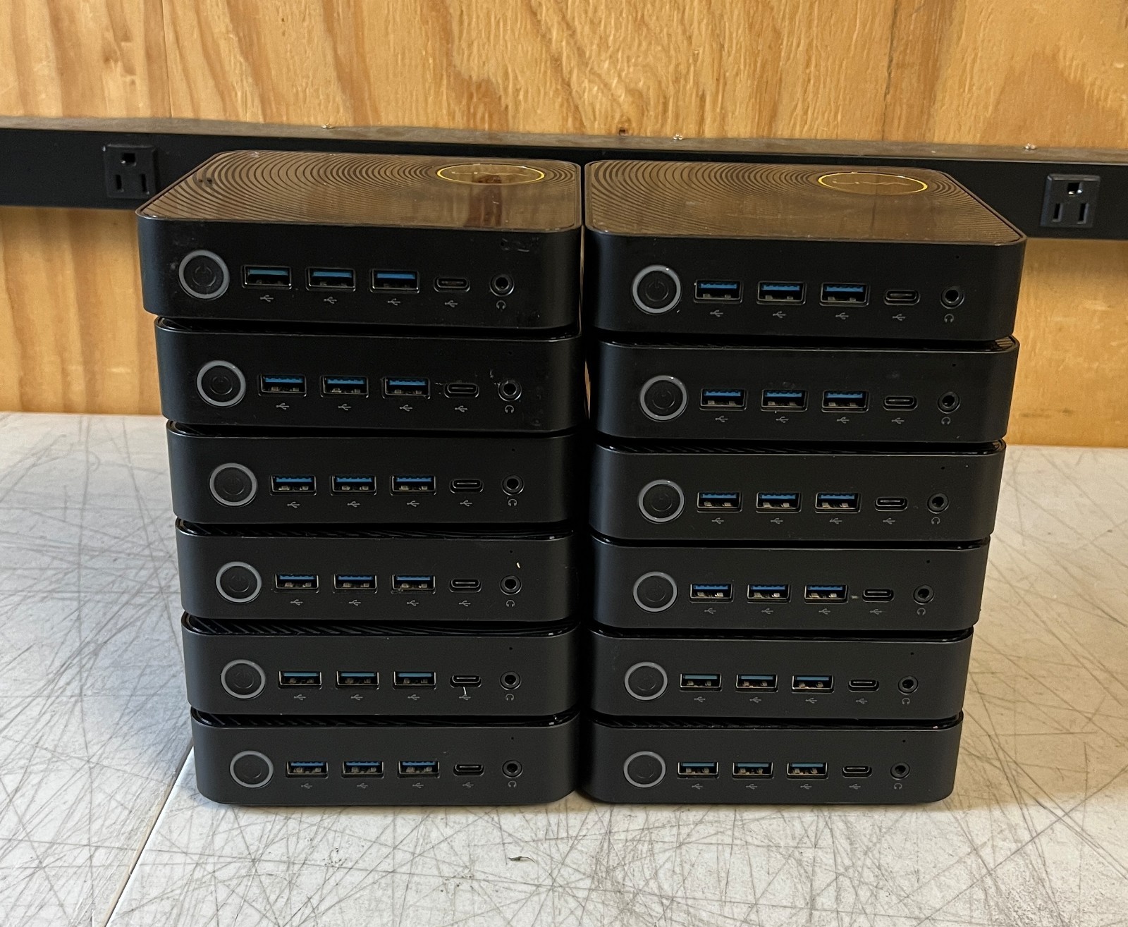 *LOT of 12* ECS LIVA Z Mini PC Intel Celeron N3350 4GB RAM 32GB SSD No O.S.