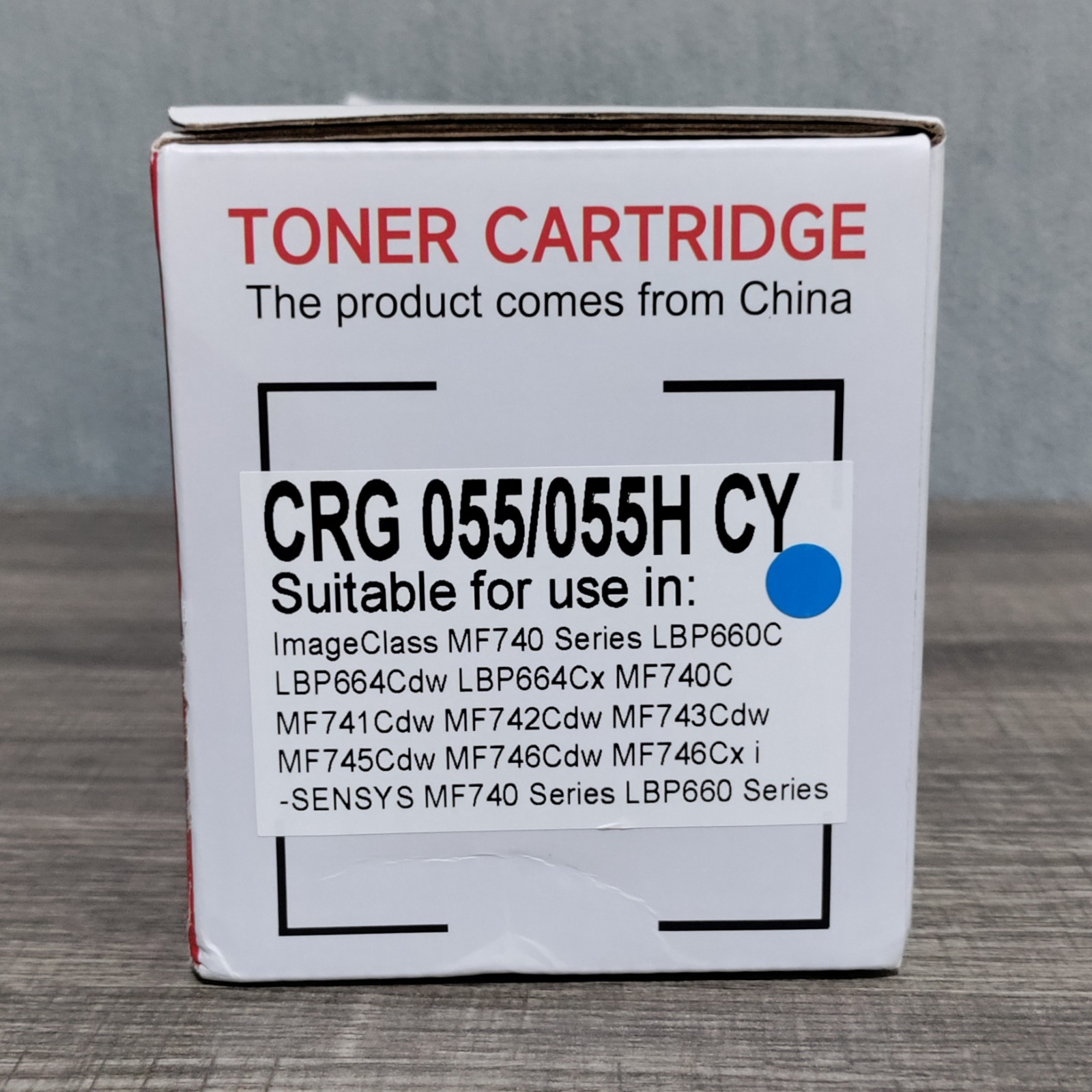 055H Cyan High Yield Toner Compatible Canon CRG-055H MF740 LBP660 LBP664 New