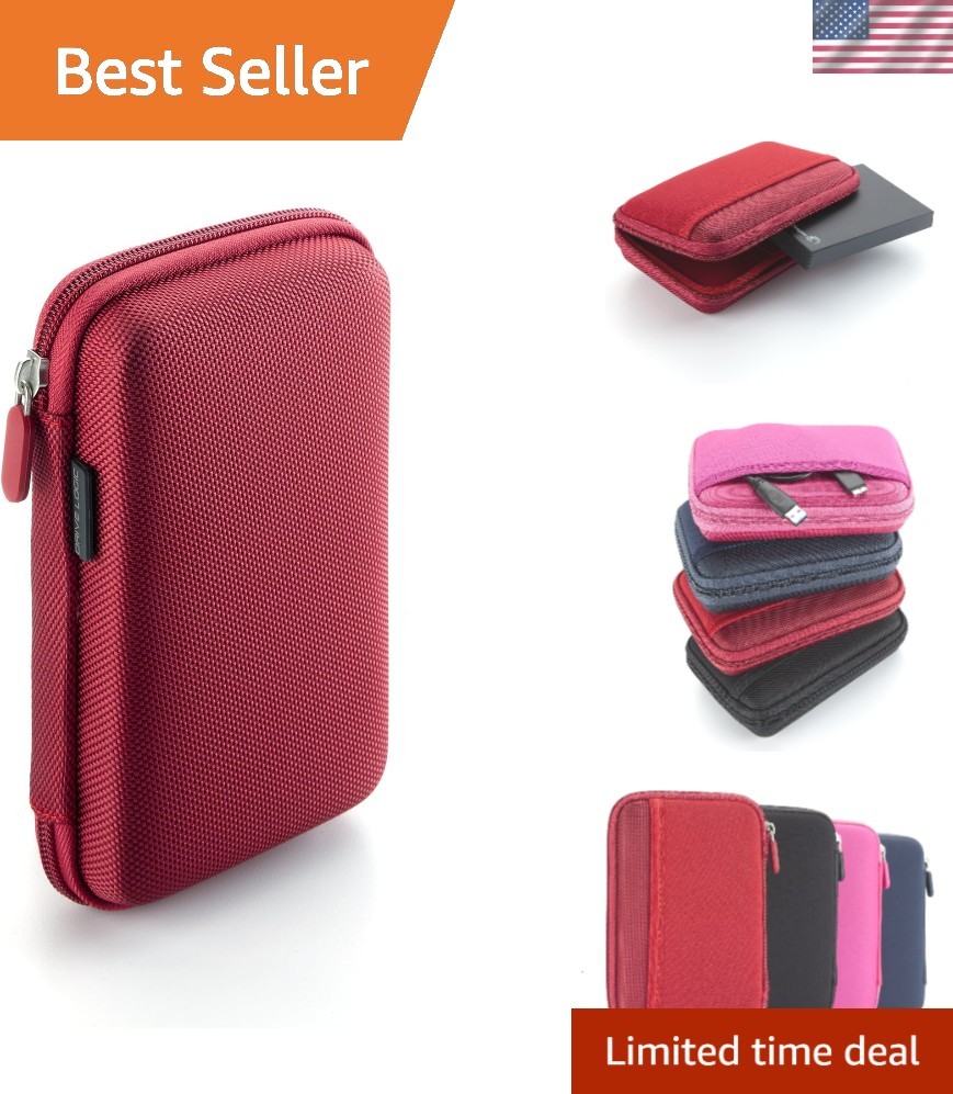 DL-64 Hard Shell EVA Case - Rugged Protection for External Drives & More