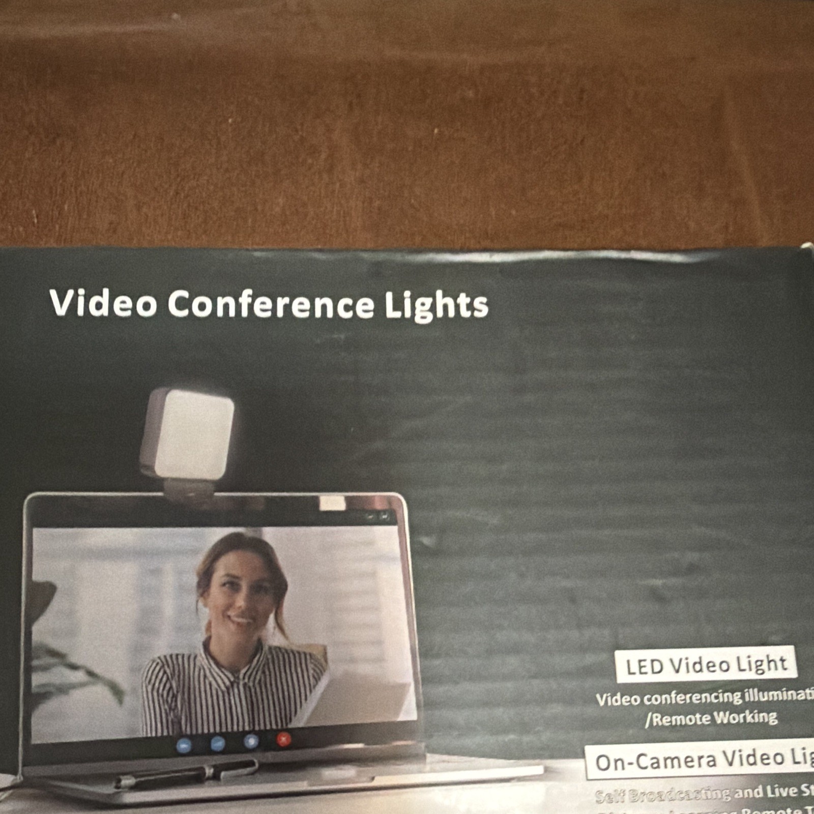 LED Video Conference Light – Tested – Lightly Used – Clip-On for Laptop/Monitor