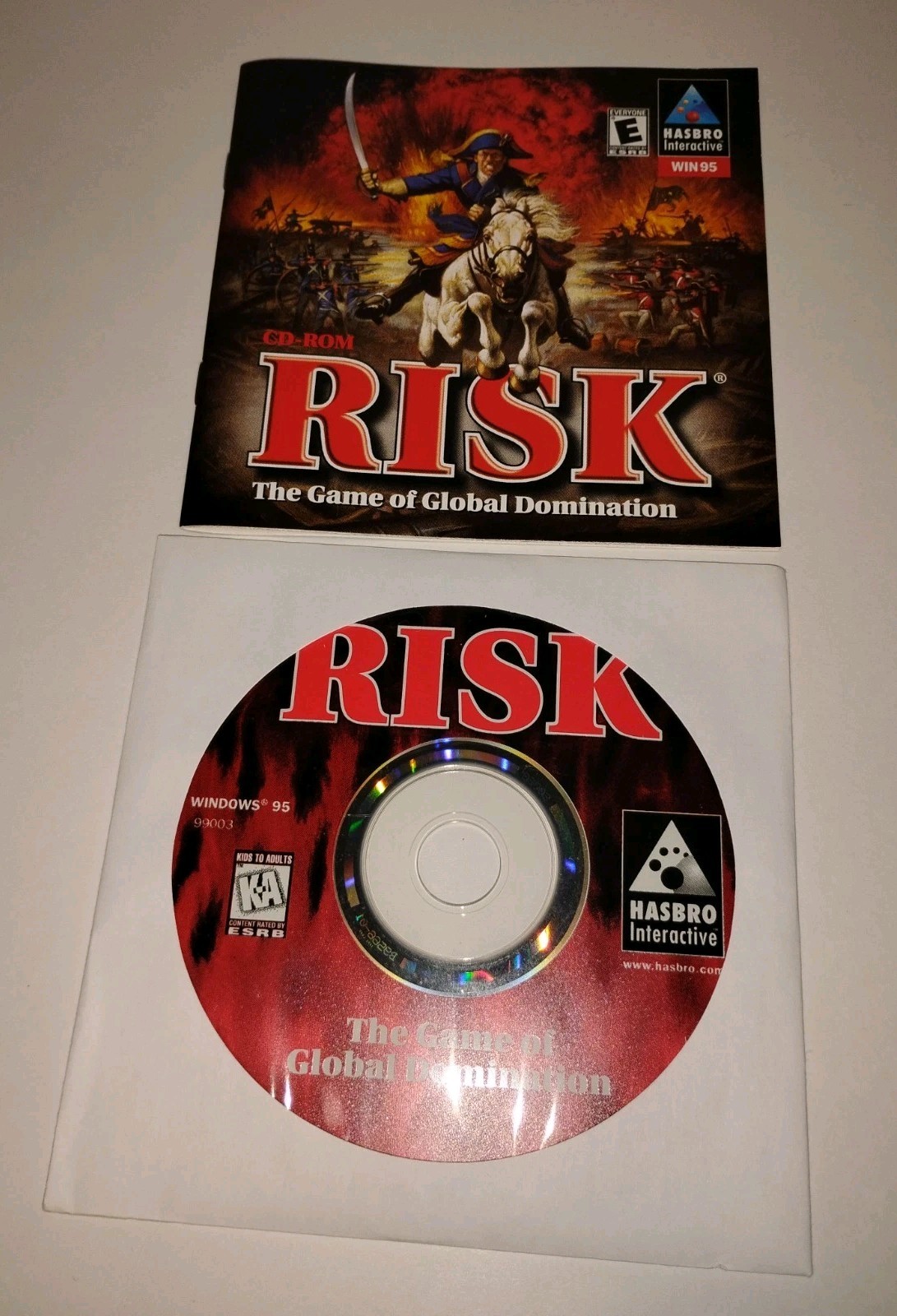 Vintage Hasbro Interactive Risk Global Domination & Civilization II  Windows 95