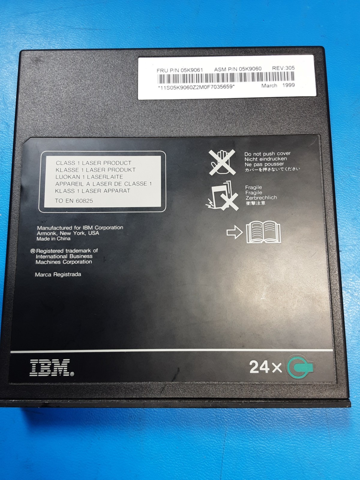 IBM SANYO 05K9061 05K9060 CRD-S372VDB ThinkPad 24X IDE Slim CD-ROM Drive