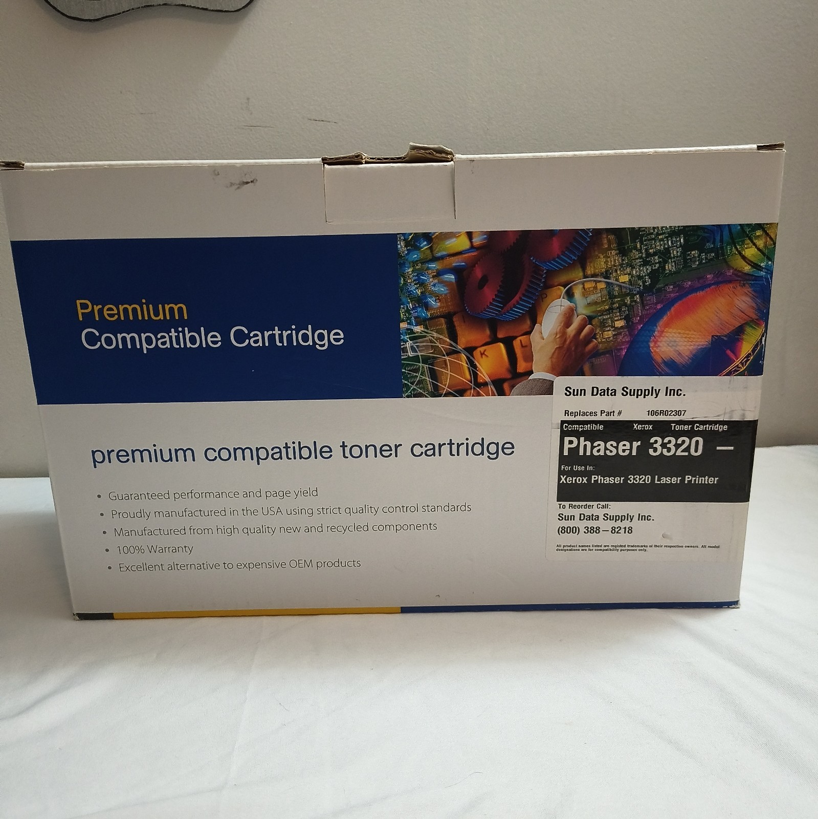 Compatible 106R02307 High Capacity Xerox Phaser 3320 Black Laser Toner Cartridge