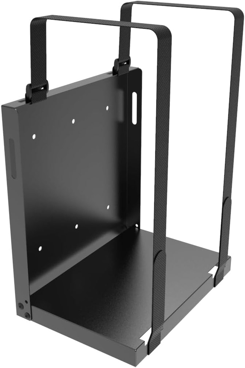 Universal Mount Computer Wall Mount 10" H X 6" W X 10" D, Adjustable Strap Mount