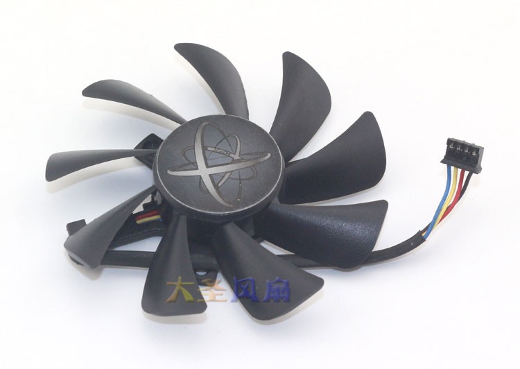 New For XFX HD7950 HD7970 85mm Diameter FD9015U12S Graphics Card Fan