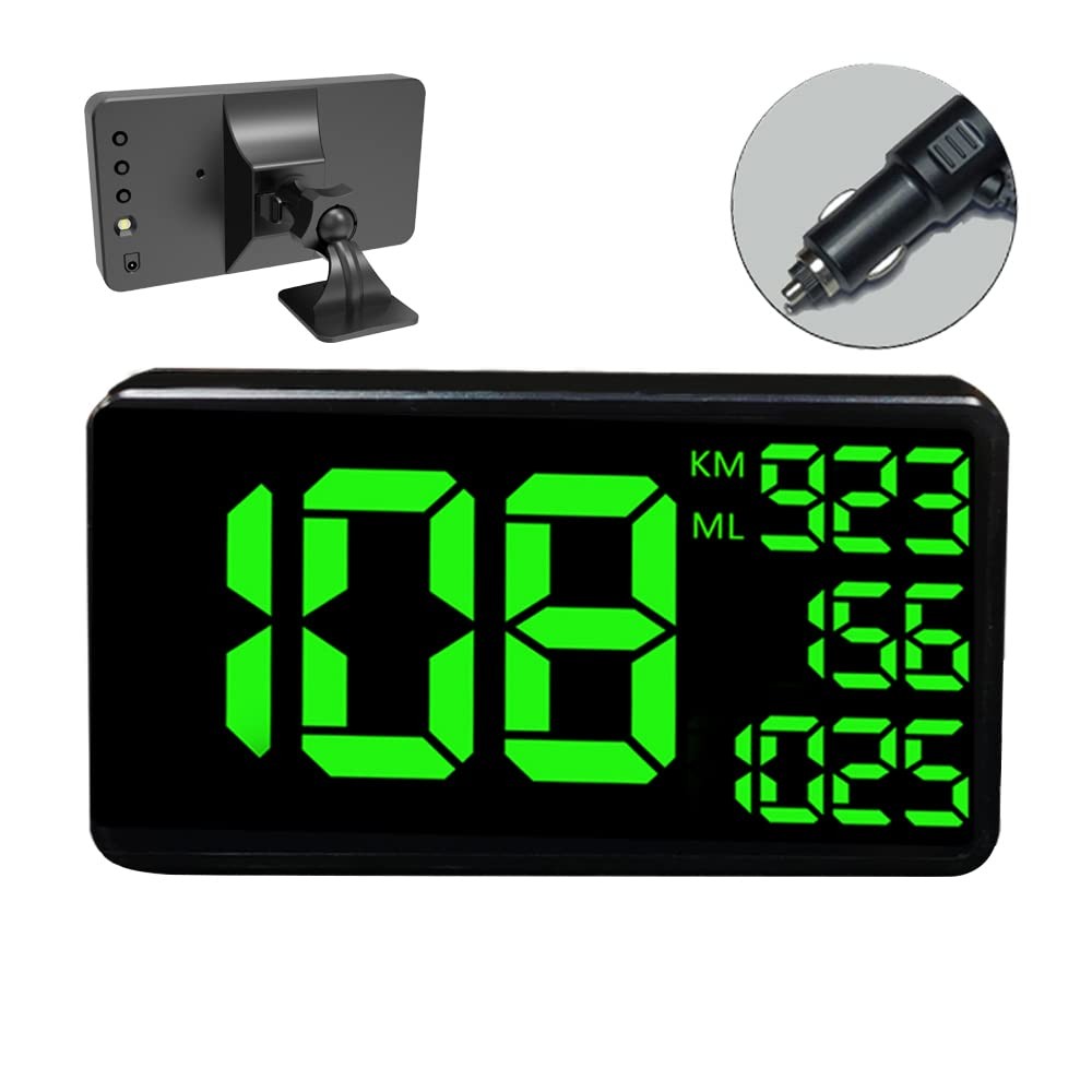 Truck GPS Speedometer 6.2 inch Extend Digital Display Vehicle Odometer Trip M...