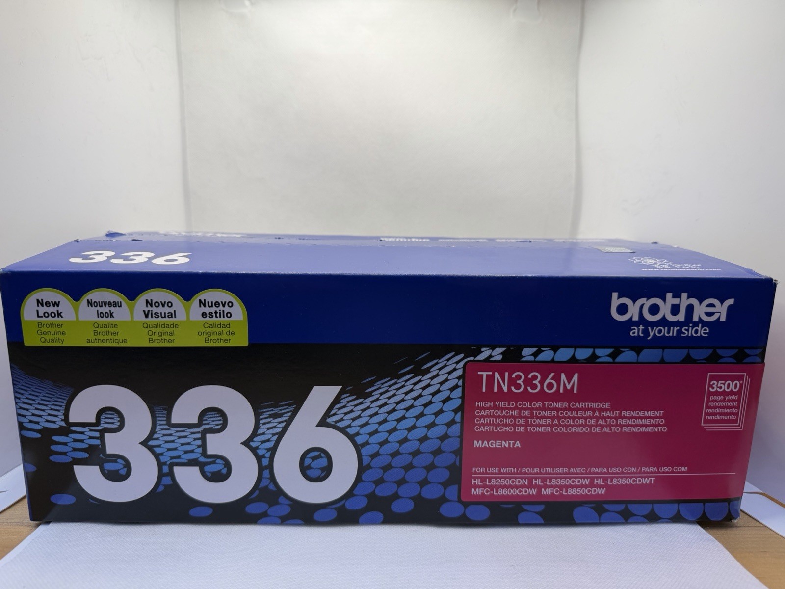 Genuine Brother TN336M 3500 Page High-Yield Toner - Magenta New