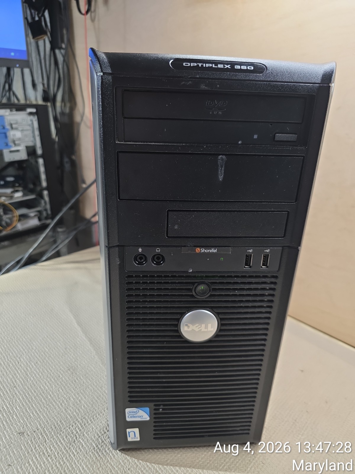 Dell OptiPlex 380 Intel Celeron E3400@ 2.60GHz 4GB 80GB WINDOWS XP SP3 Desktop