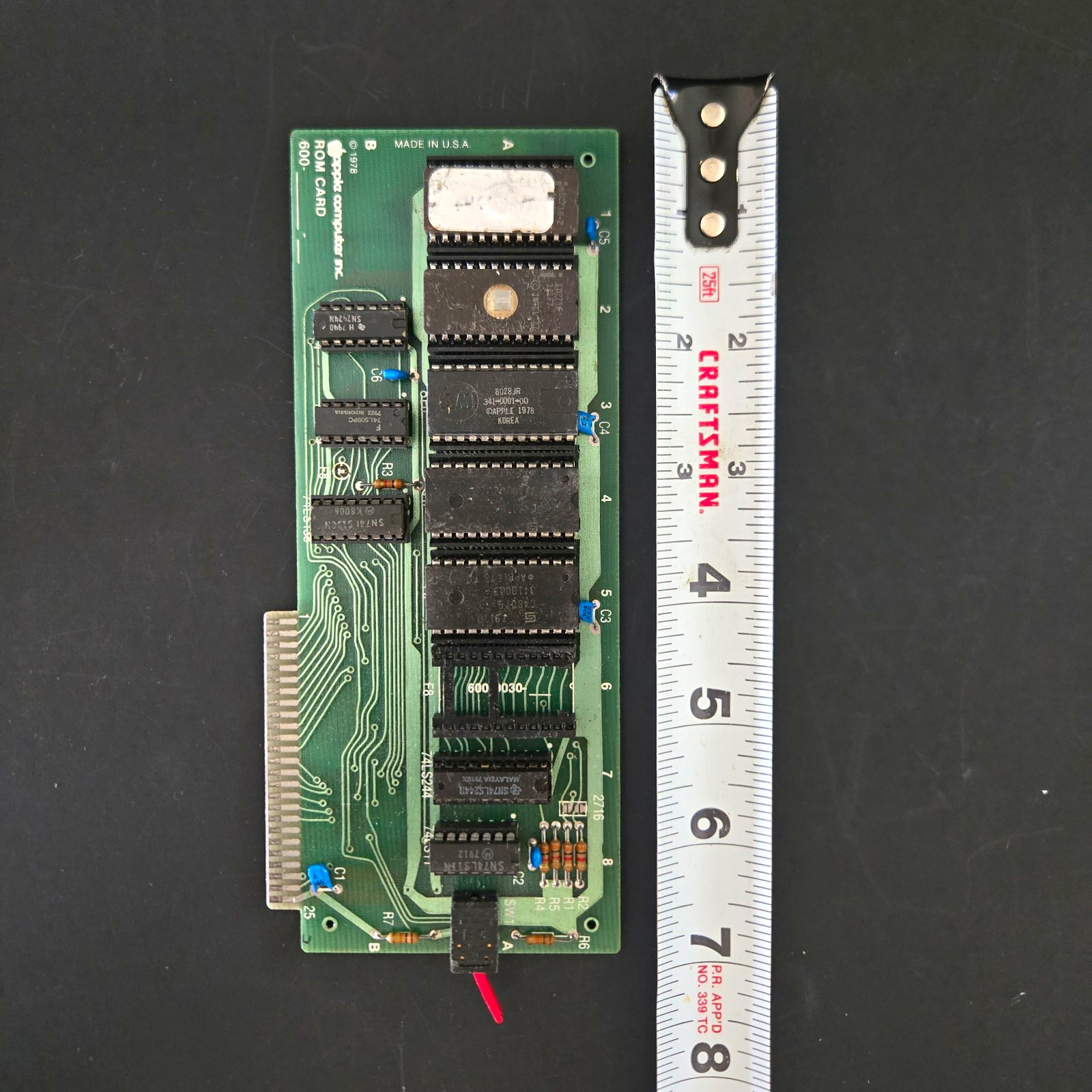 ©1978 Apple II Integer BASIC ROM Card 600-0030 Programmer’s Aid Vintage UNTESTED