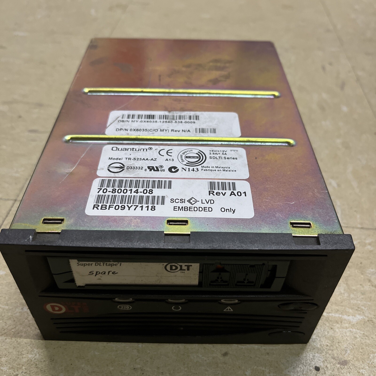 Quantum Super Dlt Tape TR-S23AA-AZ
