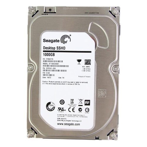 Seagate Desktop SSHD 1TB ST1000DX001 7200RPM 3.5" SSHD Solid State Hybrid Drive