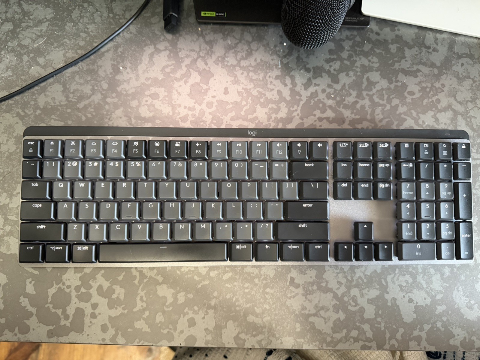 Logitech MX Mechanical Wireless Keyboard - Graphite (Clicky Switches)