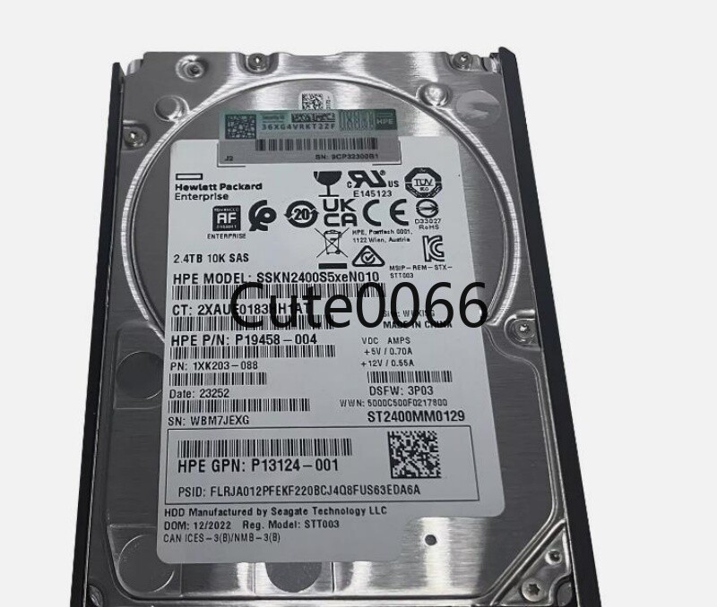 HP R0Q05A 2.4TB SAS 2.5 inch  P13378-001 HPE Primera Hard Drive