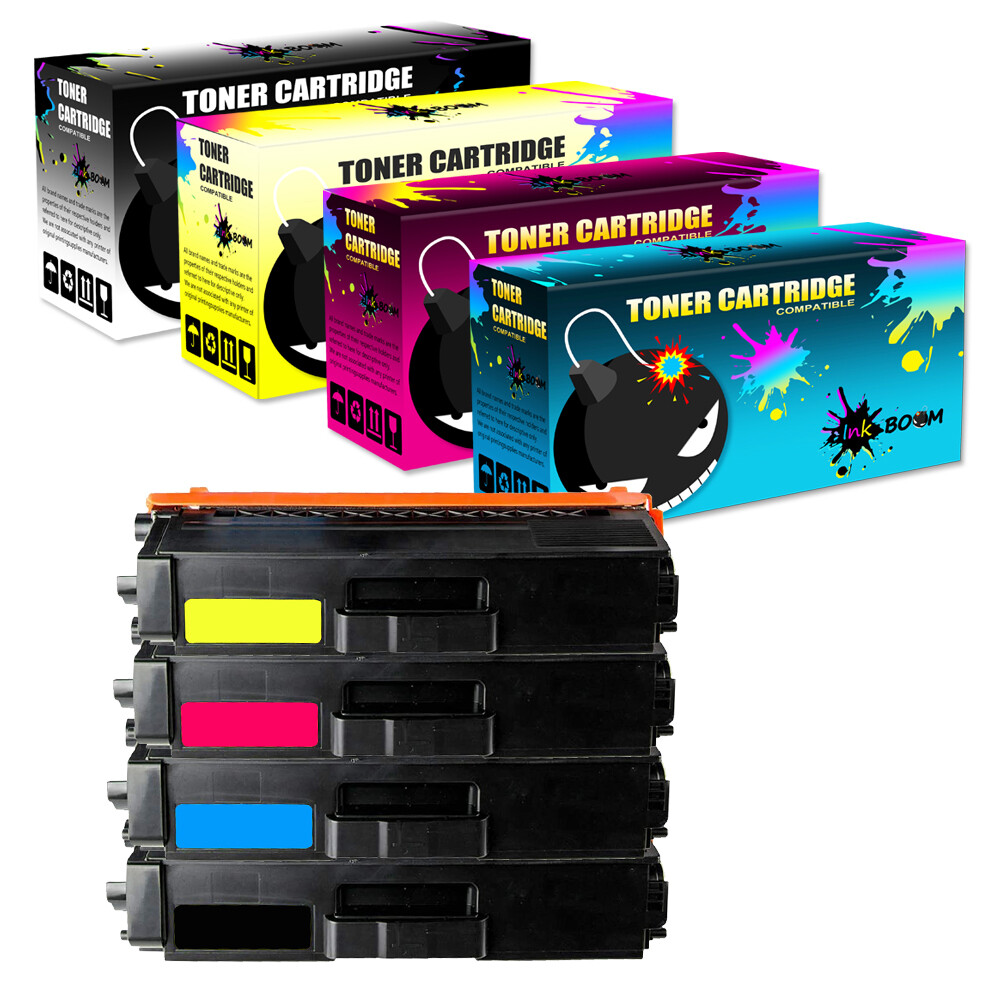 4 x Toner fits Brother TN-336 TN336 HL-L8350CDW L8250CDN MFC-L8850CDW L8600CDW