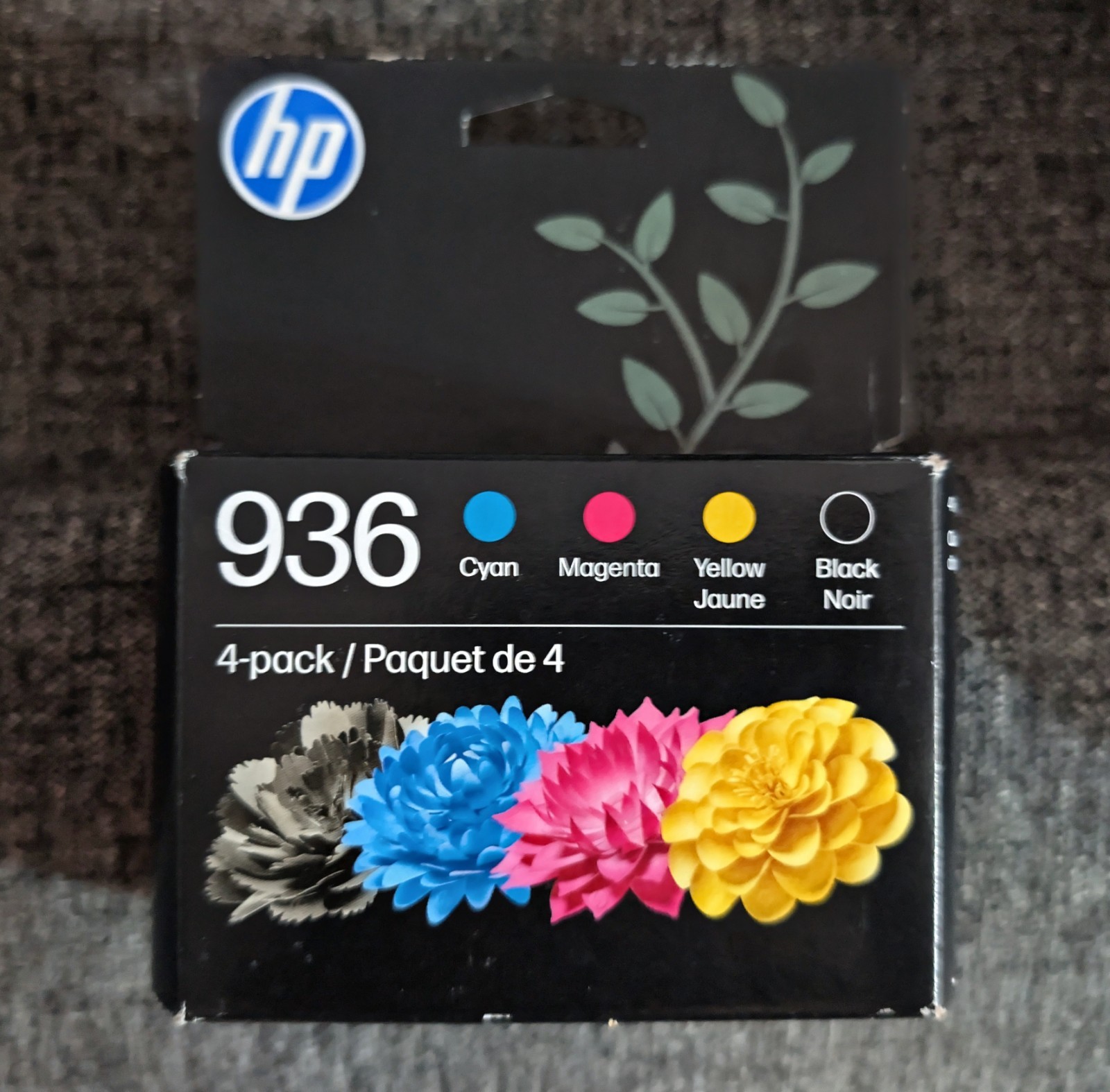 HP  936 Ink Cartridges - Genuine Black-Magenta-Yellow-Cyan 4 Pack - NEW WITH BOX