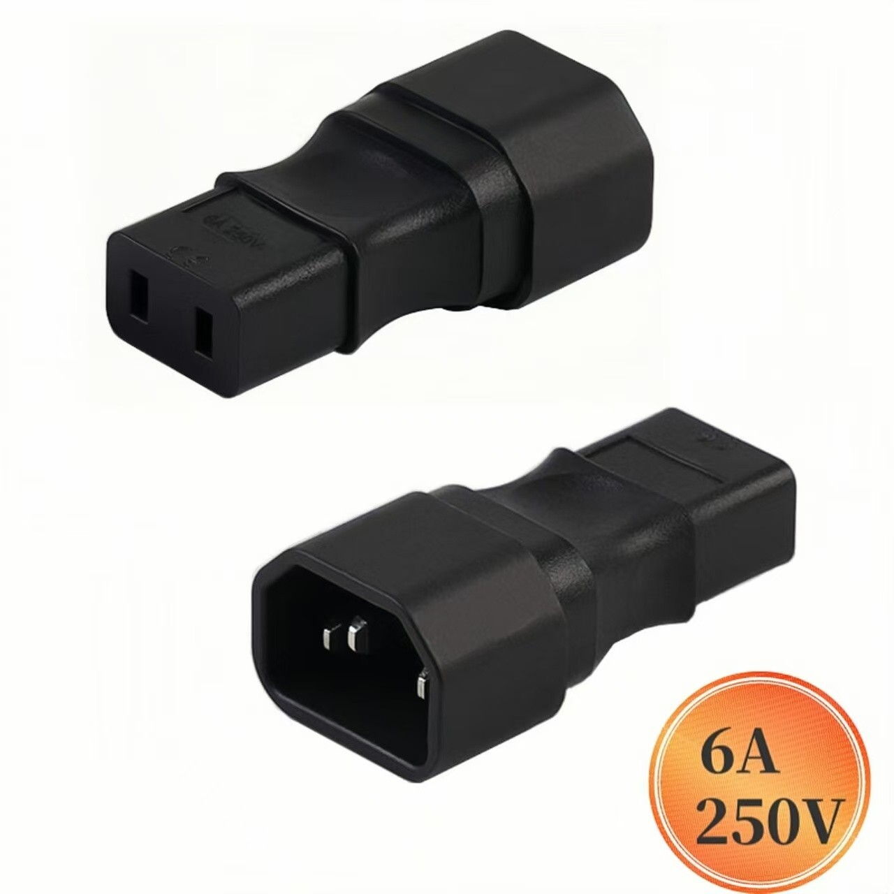 (2Pack)IEC 320 C14 Male to C9 Power Adapter for Roland Revox & Marantz Devices