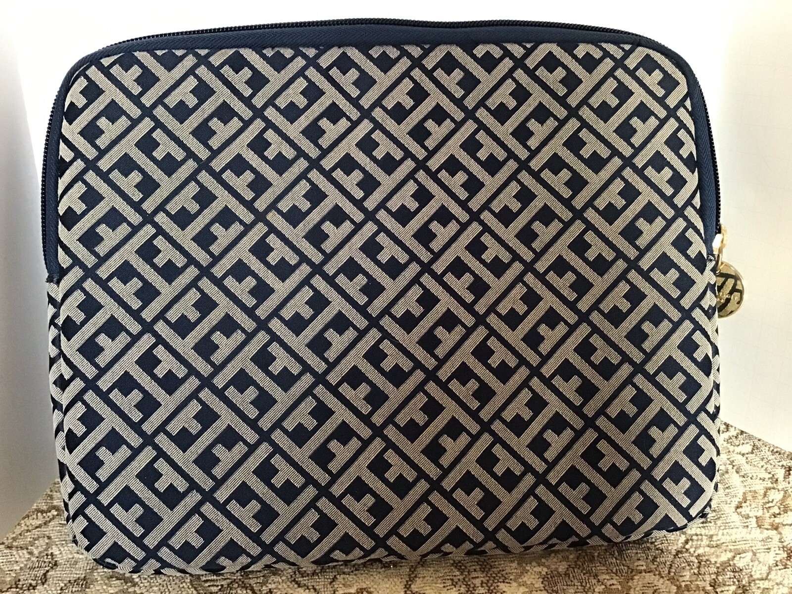 Tommy Hilfiger Tablet Case Zipper Navy Blue
