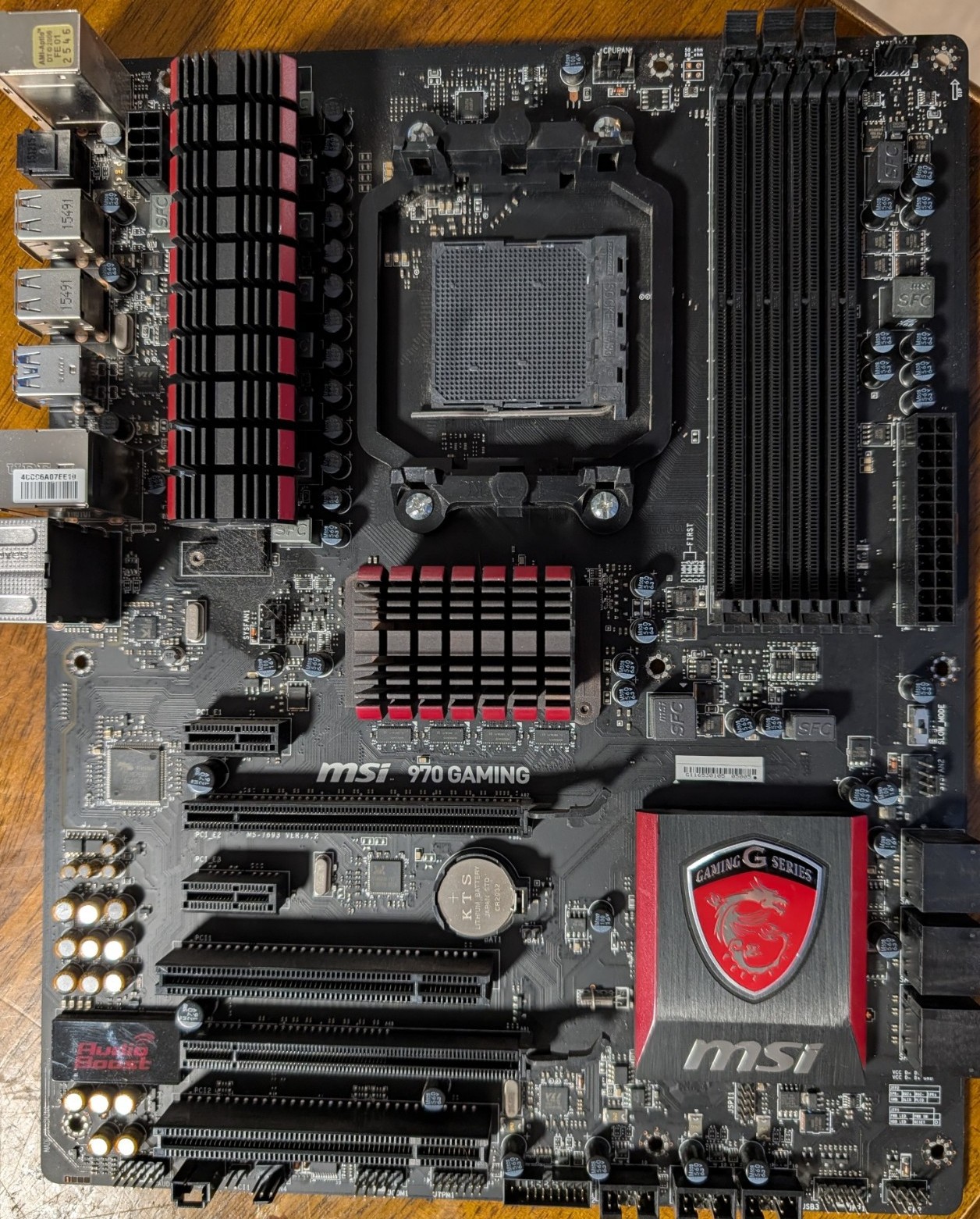 MSI 970 Gaming Motherboard Socket AM3 +