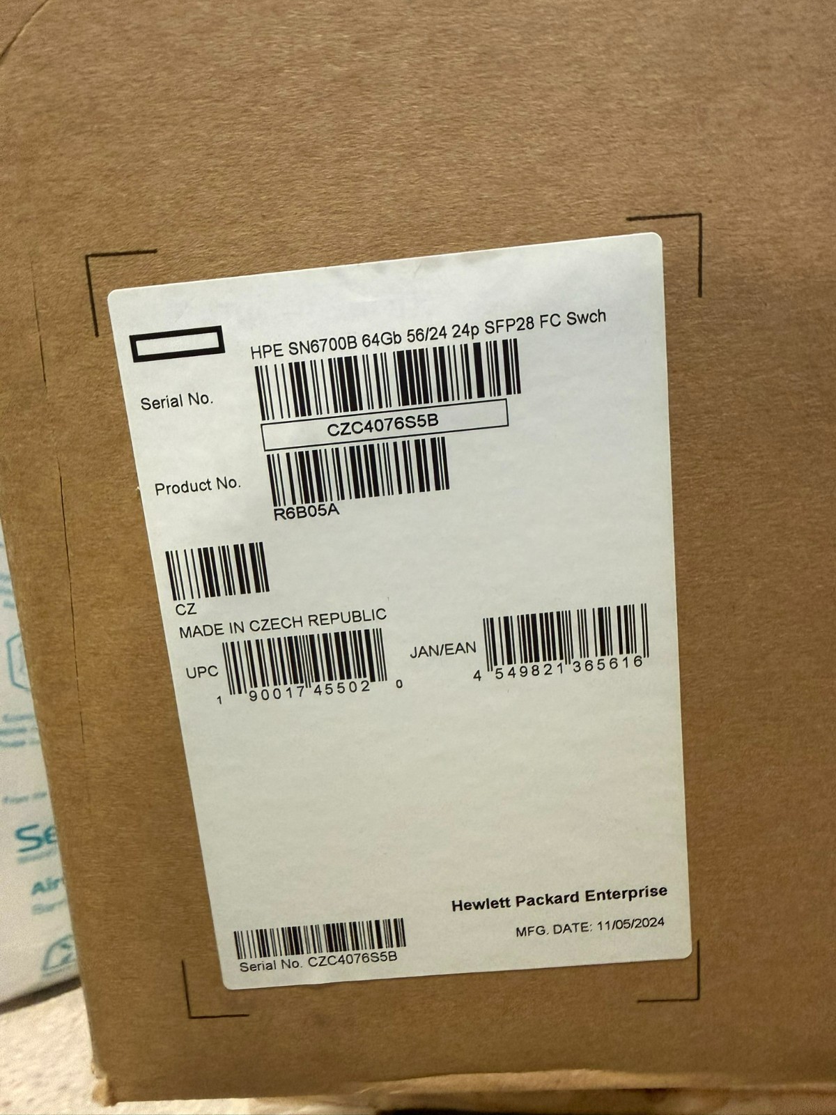 HPE SN6700B Brocade g720 dell/emc ds7720 new open box including 24x 57-1000485