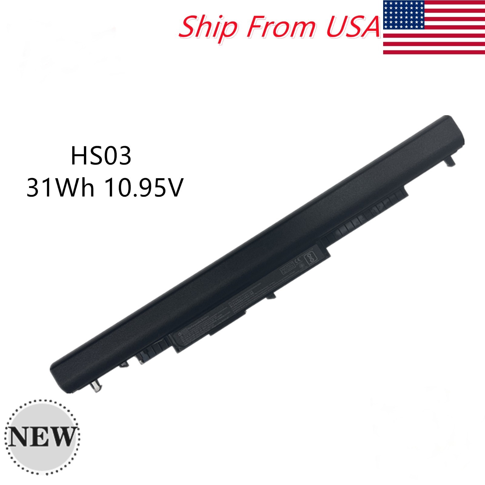 Genuine 31WH 10.95V HS04 HS03 Battery For HP 807956-001 807957-001 807612-421