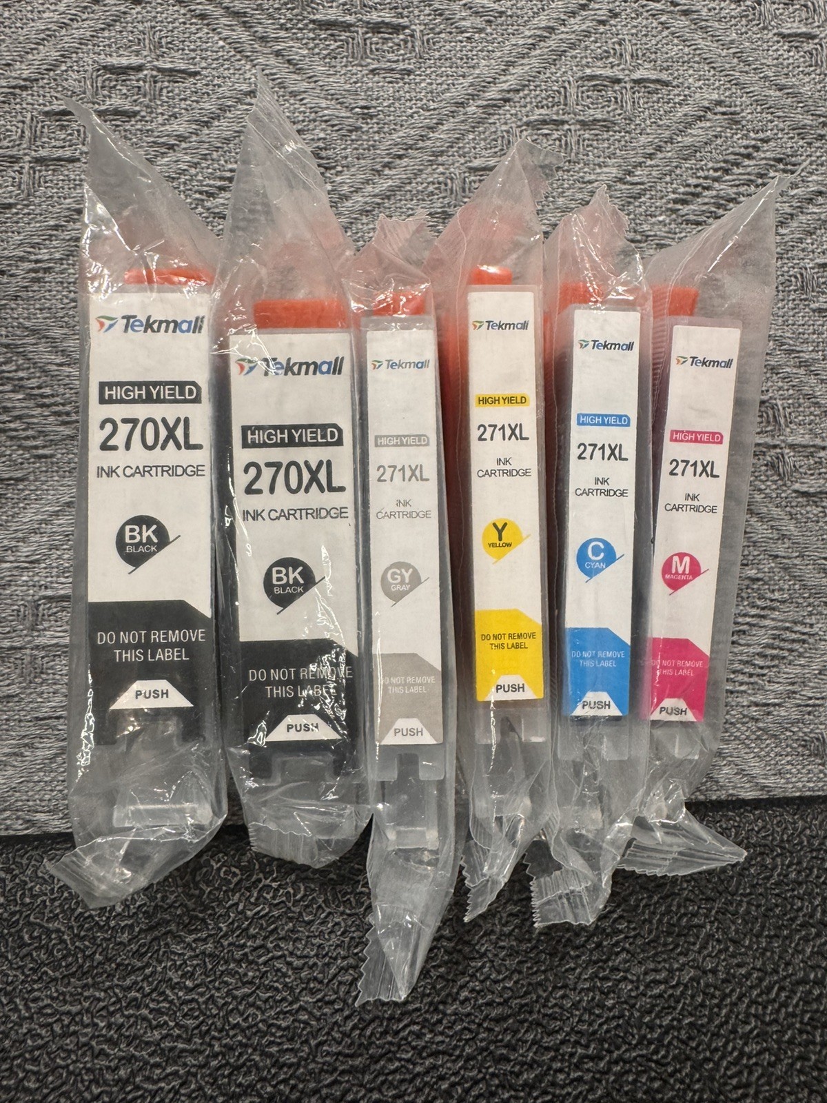 5 X Canon 270XL Black & 271XL Black Cyan Magenta Ink Cartridges Cartridges