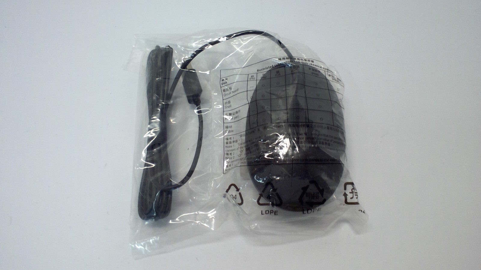  HP 320M USB Wired Desktop Mouse L96910-001 L95713-00 HSA-P009M