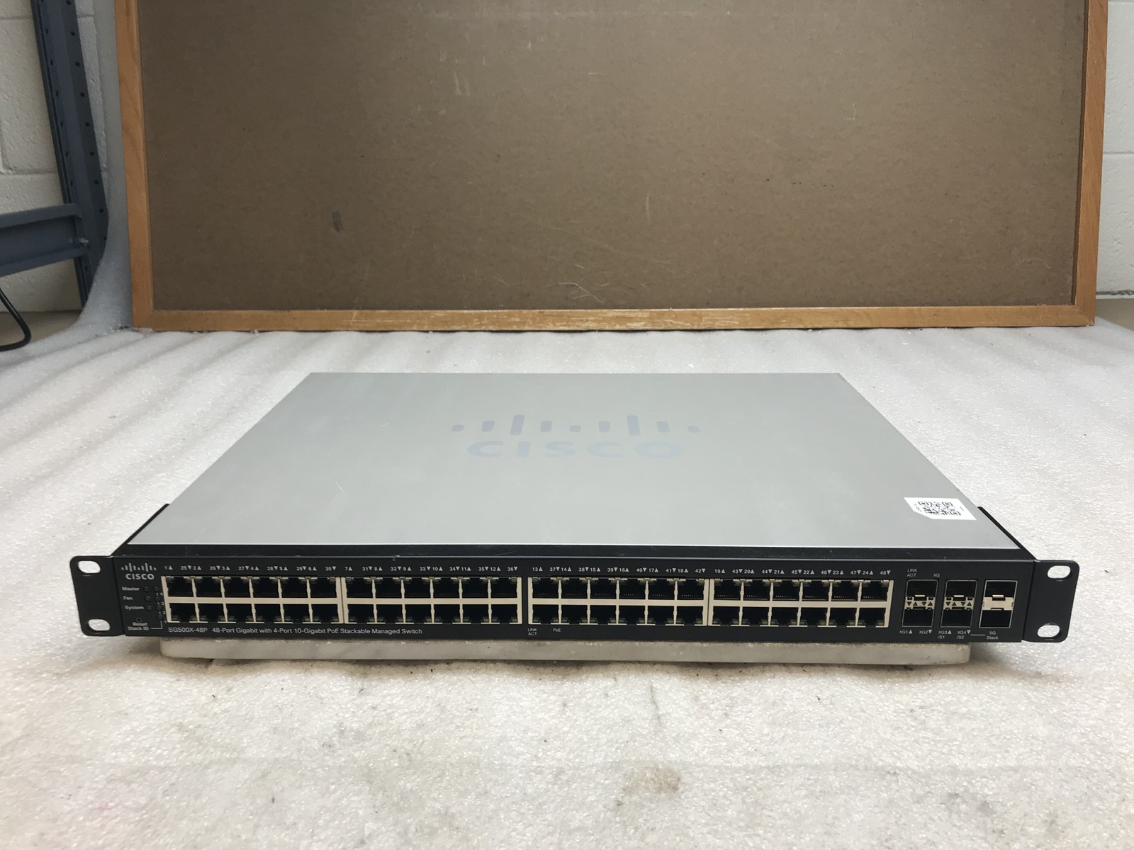 Cisco SG500X-48P 48-Port Gigabit with 4-Port 10-Gigabit PoE Stack Managed Switch