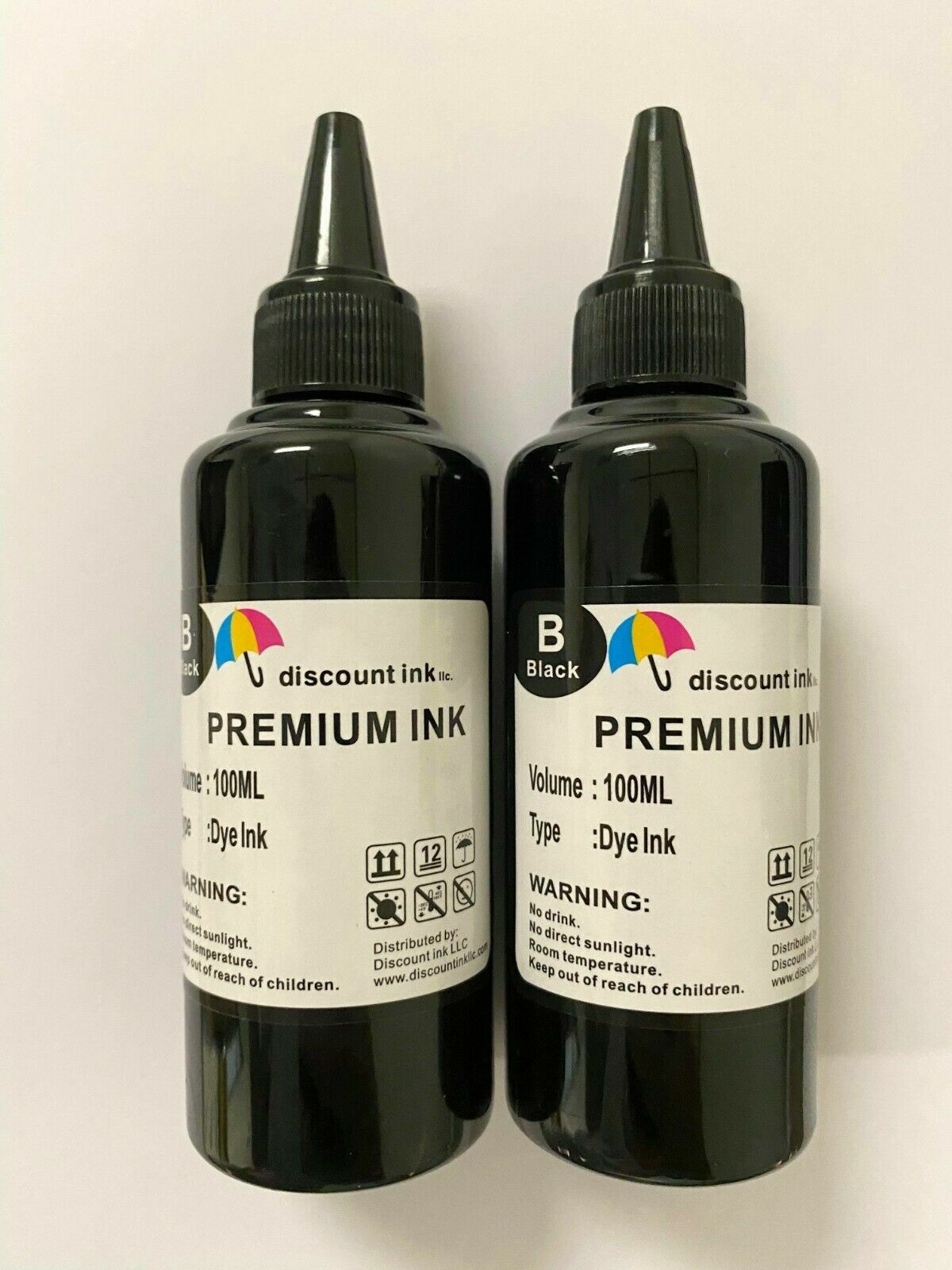 2x100ml black refill ink for Canon BCI-15 i70 i80 PIXMA ip90 PIXMA ip90v