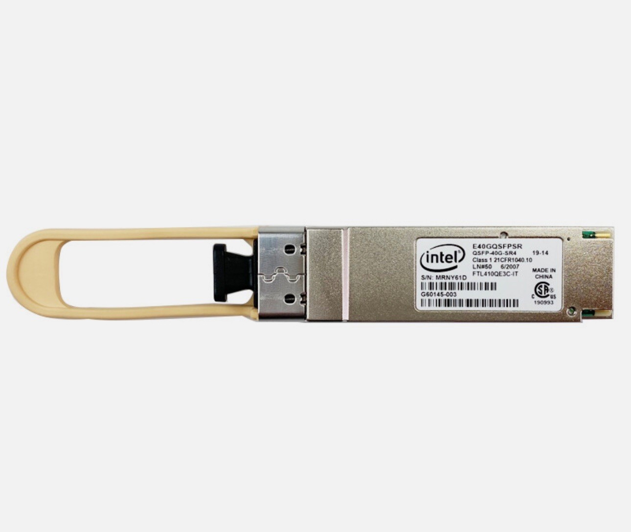 INTEL E40GQSFPSR QSFP-40G-SR4 FTL410QE2C-IT 40G 150m QSFP+ Transceiver