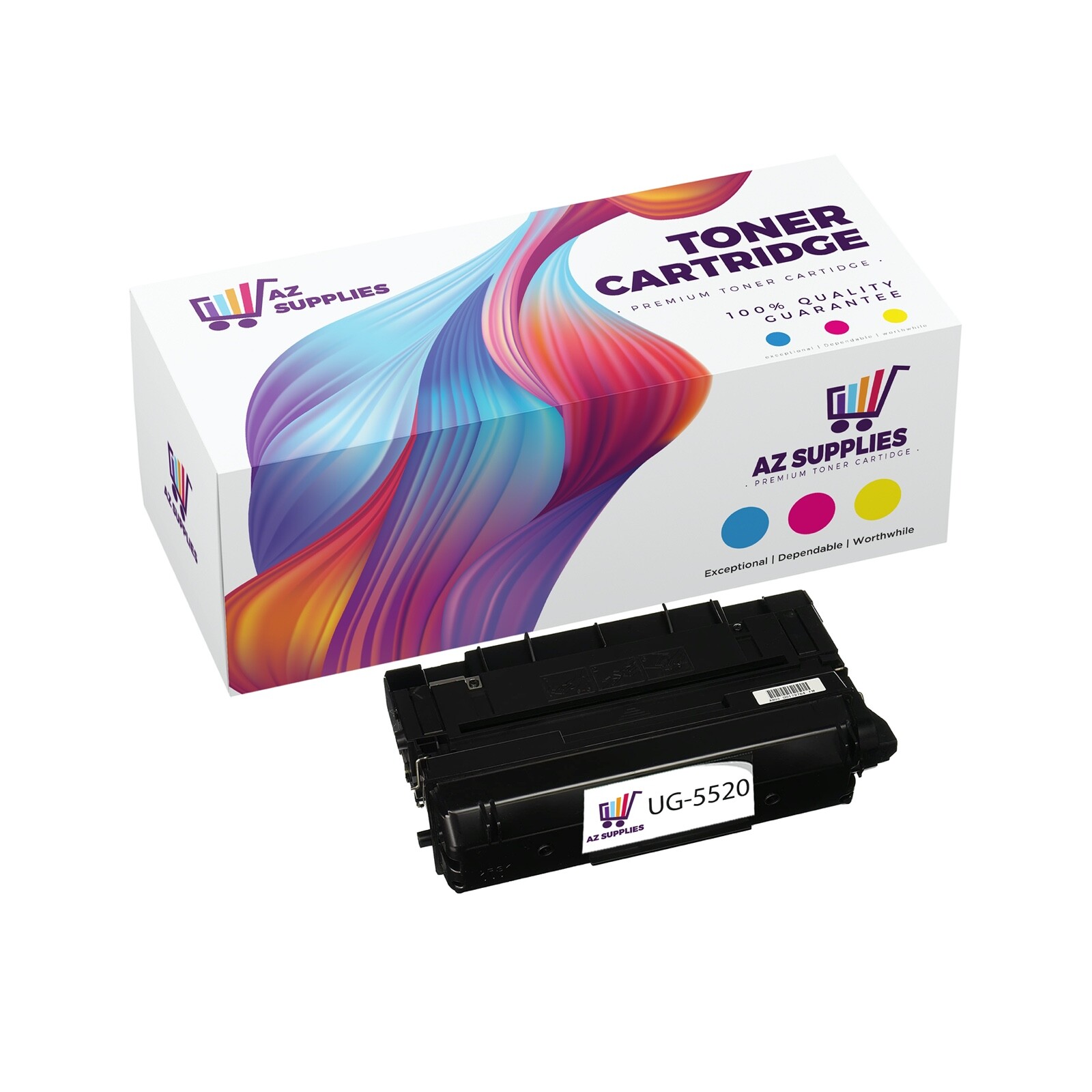 Panasonic Compatible Toner Cartridge for UG-5520 UF-890 UF-990 Black 1 Pack