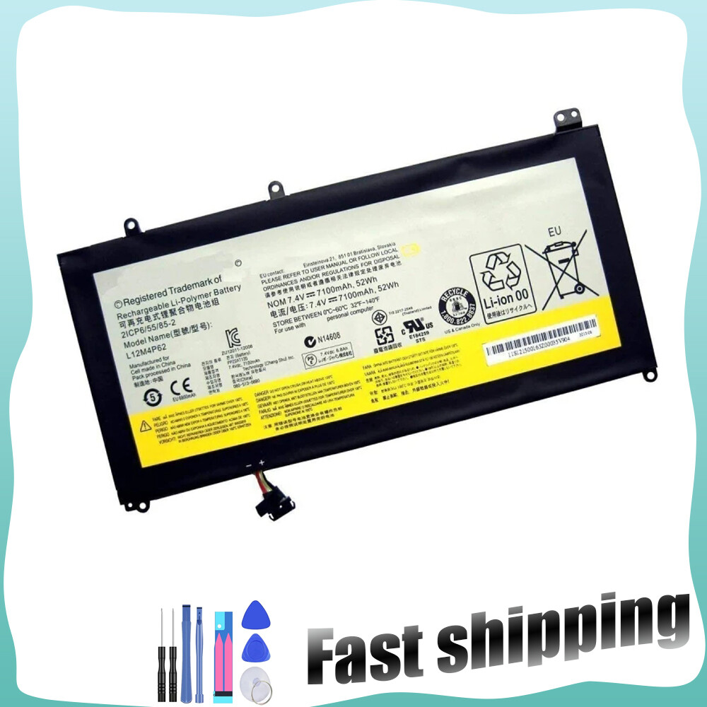 New L12L4P62 L12M4P62 Battery for Lenovo IdeaPad U430 U530 U430p Touch