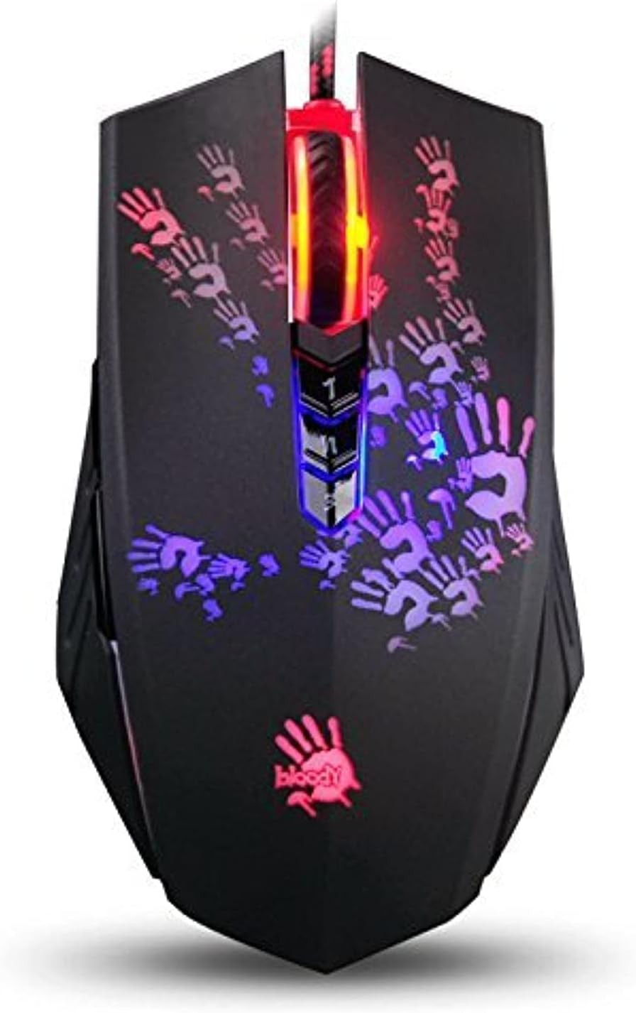 A60L Optical Gaming Mouse with Light Strike (LK) Switch & Scroll - Fully Program