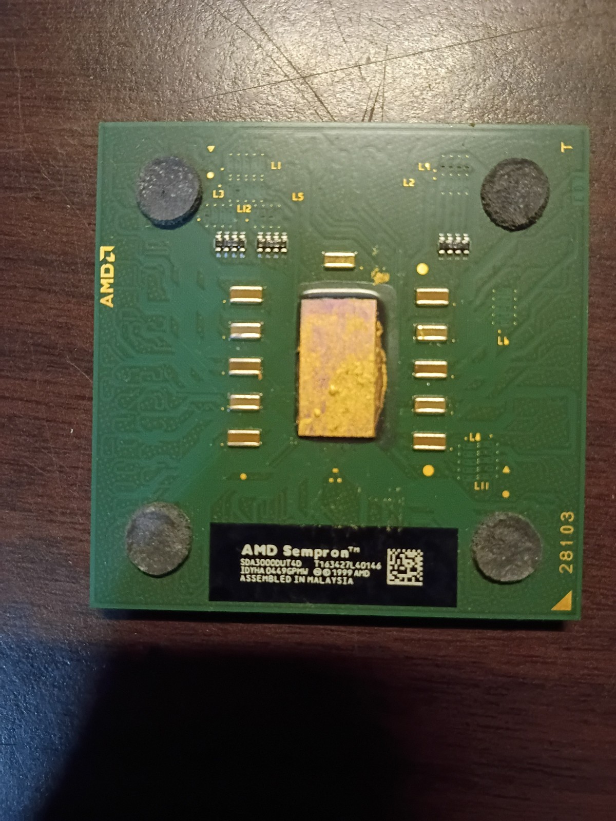 AMD Athlon XP 3000+, 2.167GHz, AXDA3000DKV4D processor