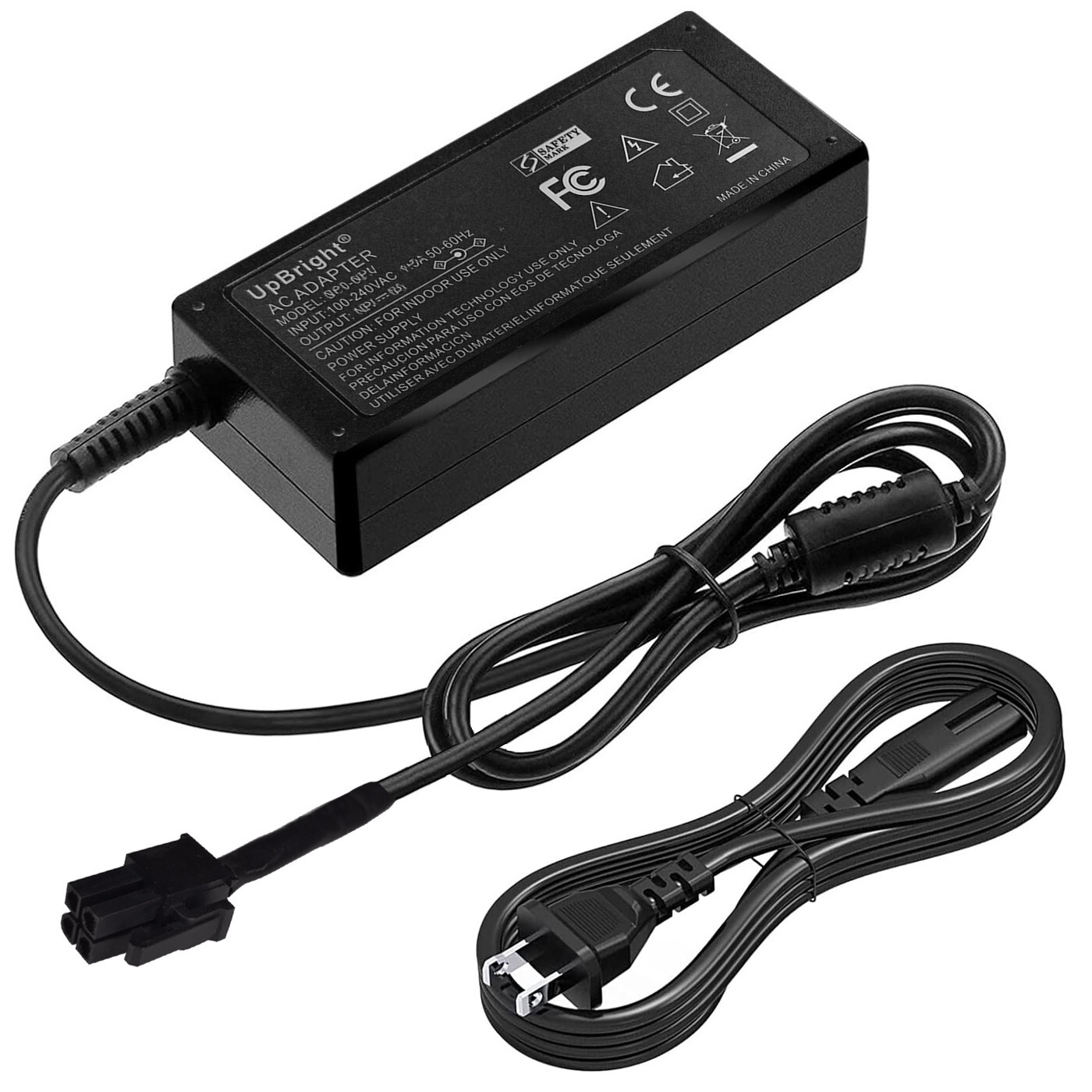 12V 4-Pin AC Adapter For Delta PWR-ADPT-18W ADP-18KR B P/N 341-101123-01 Power