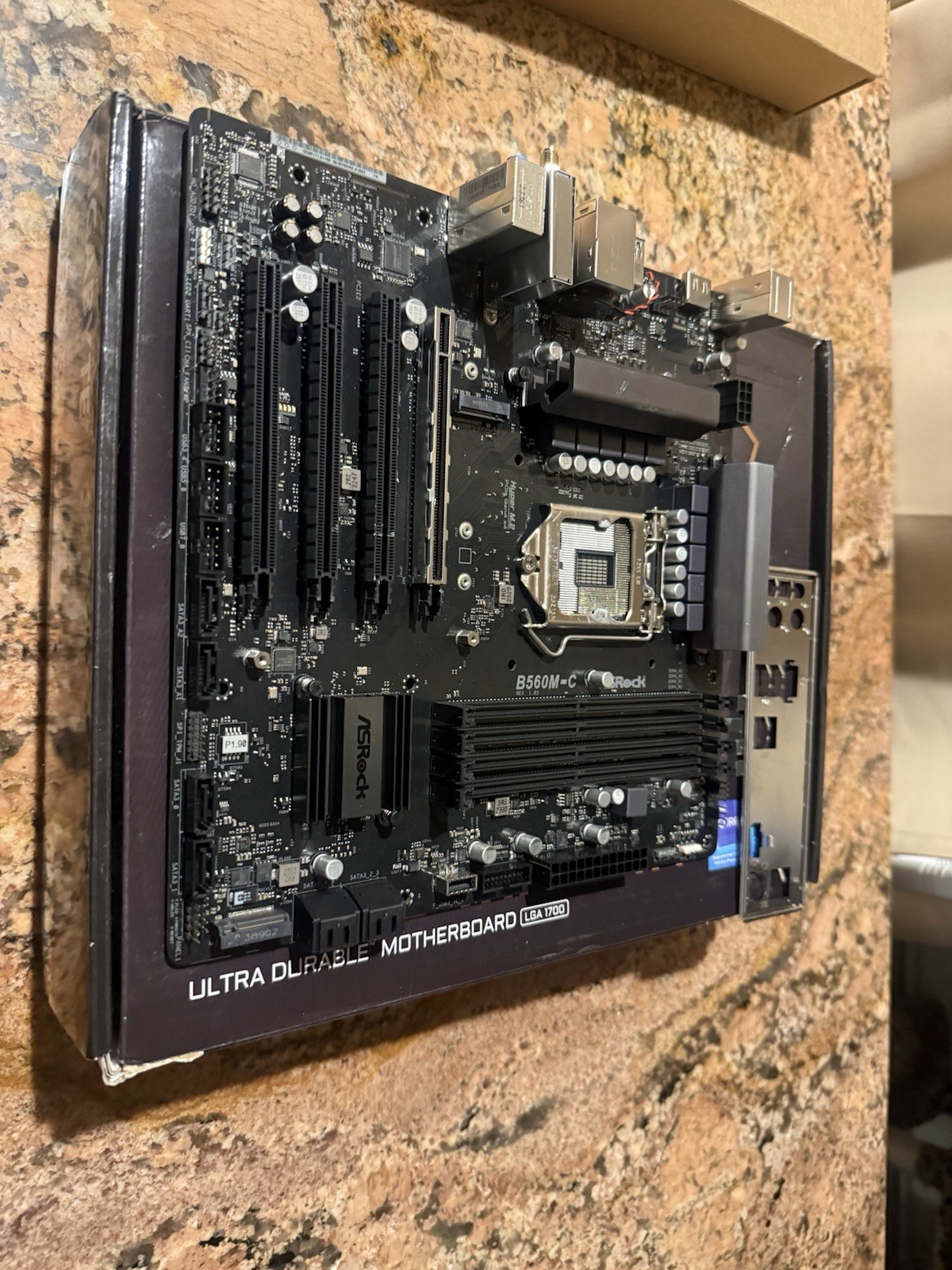 ASRock B560M-C Motherboard DDR4 LGA1200 WiFi Card