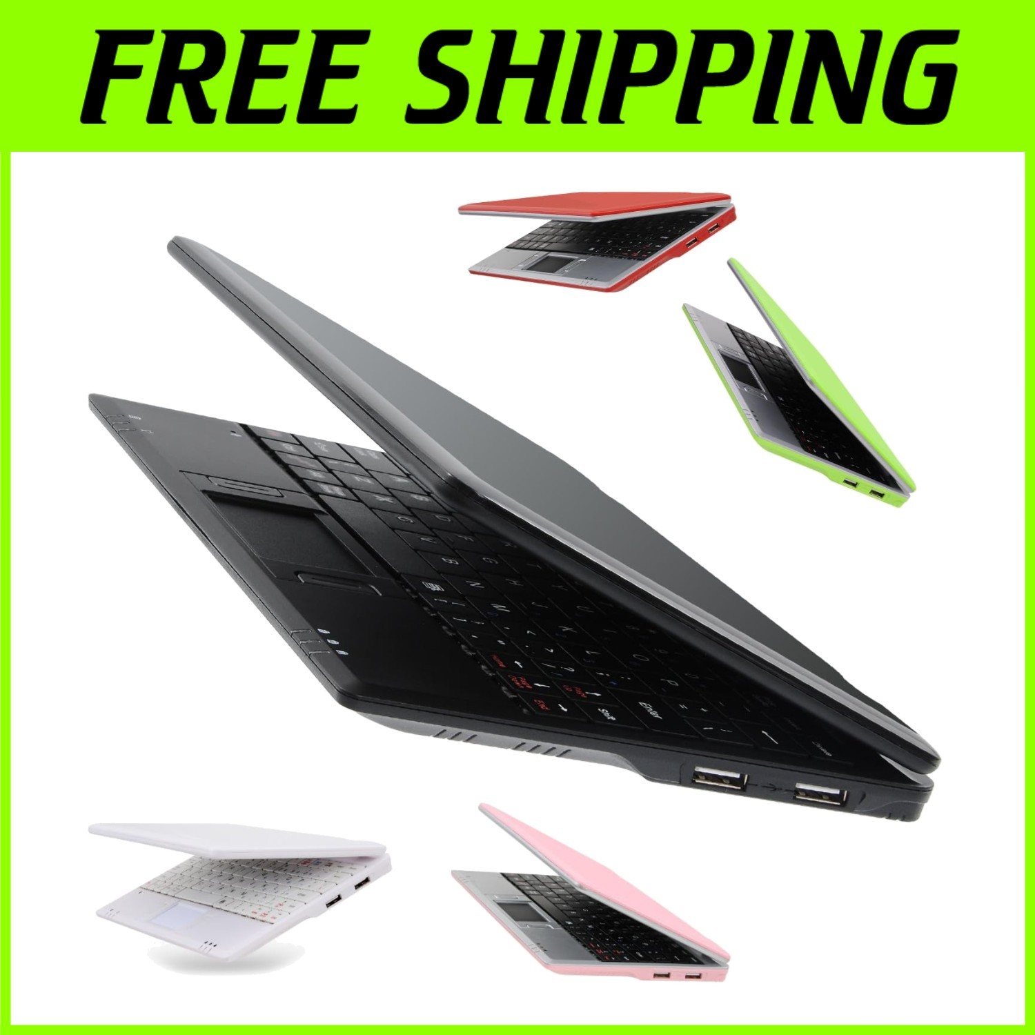 Lightweight 7" Mini PC Netbook Android 12 WiFi`