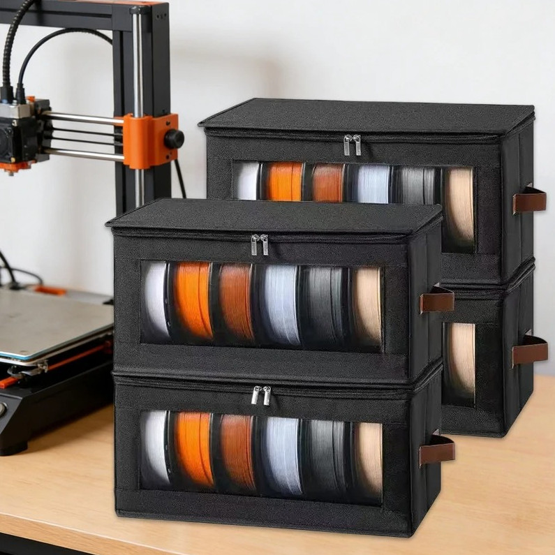 1pc 3D Printer Filament Storage Bag Spool Holder Container Organizer