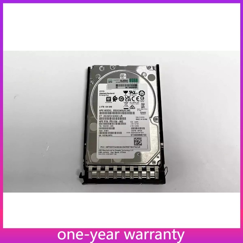 P28352-B21 P30562-001 NEW HPE 2.4TB SAS 12G 10K 2.5" SFF Gen10+ HDD Hard Drive