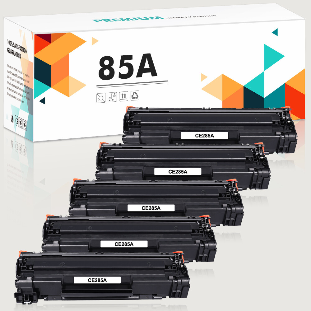 5 Pack CE285A Toner Cartridges for HP 85A LaserJet P1102w M1130 M1132 M1212nf