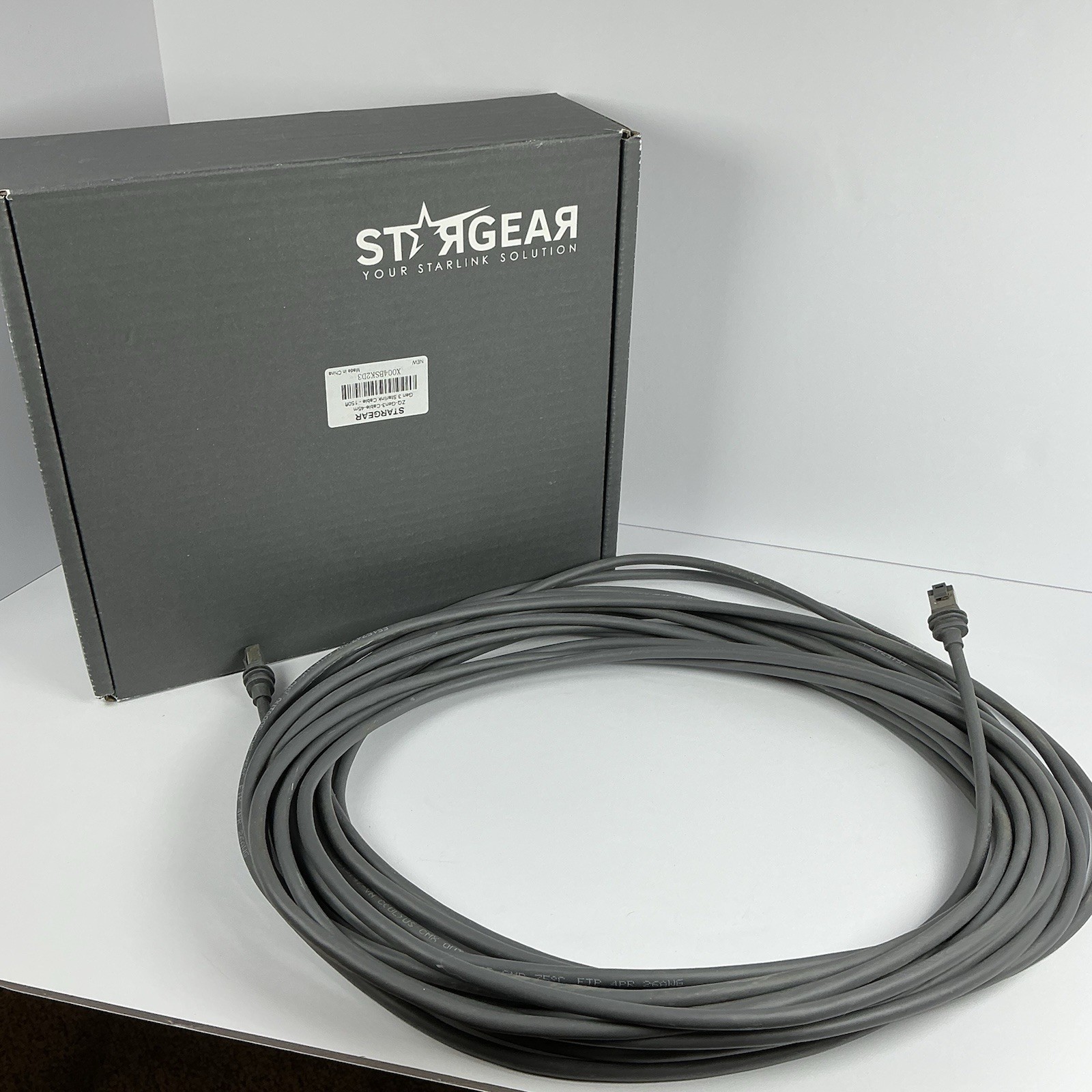 Starlink Cable Gen 3 Waterproof Outdoor Satellite ZQ-Gen3-cable 48’ Not Used